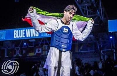 لاعب إيراني يفوز بالذهبية في منافسات بطولة العالم للتايكواندو لاعب إيراني يفوز بالذهبية في منافسات بطولة العالم للتايكواندو
